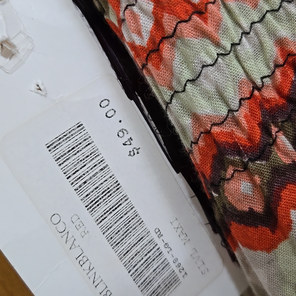 Angie BlinkBlanco Maxi Multicolored Sundress NWT - Picture 4 of 7